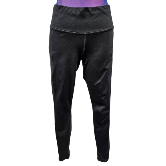 Athleta Black Salutation Workout Leggings Size Small Women's O73 - Picture 2 of 11